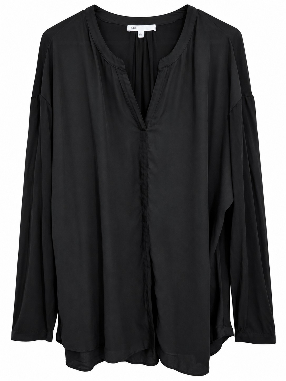 DR2 Black V-Neck Long Sleeve Tunic